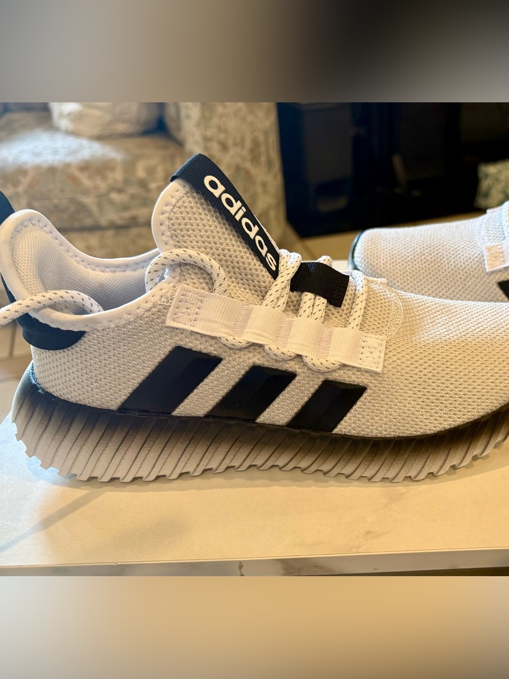 adidas Kaptir 3.0 White & Black Casual Sneakers